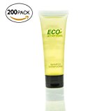 ECO Amenities Transparent Tube Flip Cap Individually Wrapped 30ml Shampoo, 200 Tubes per Case